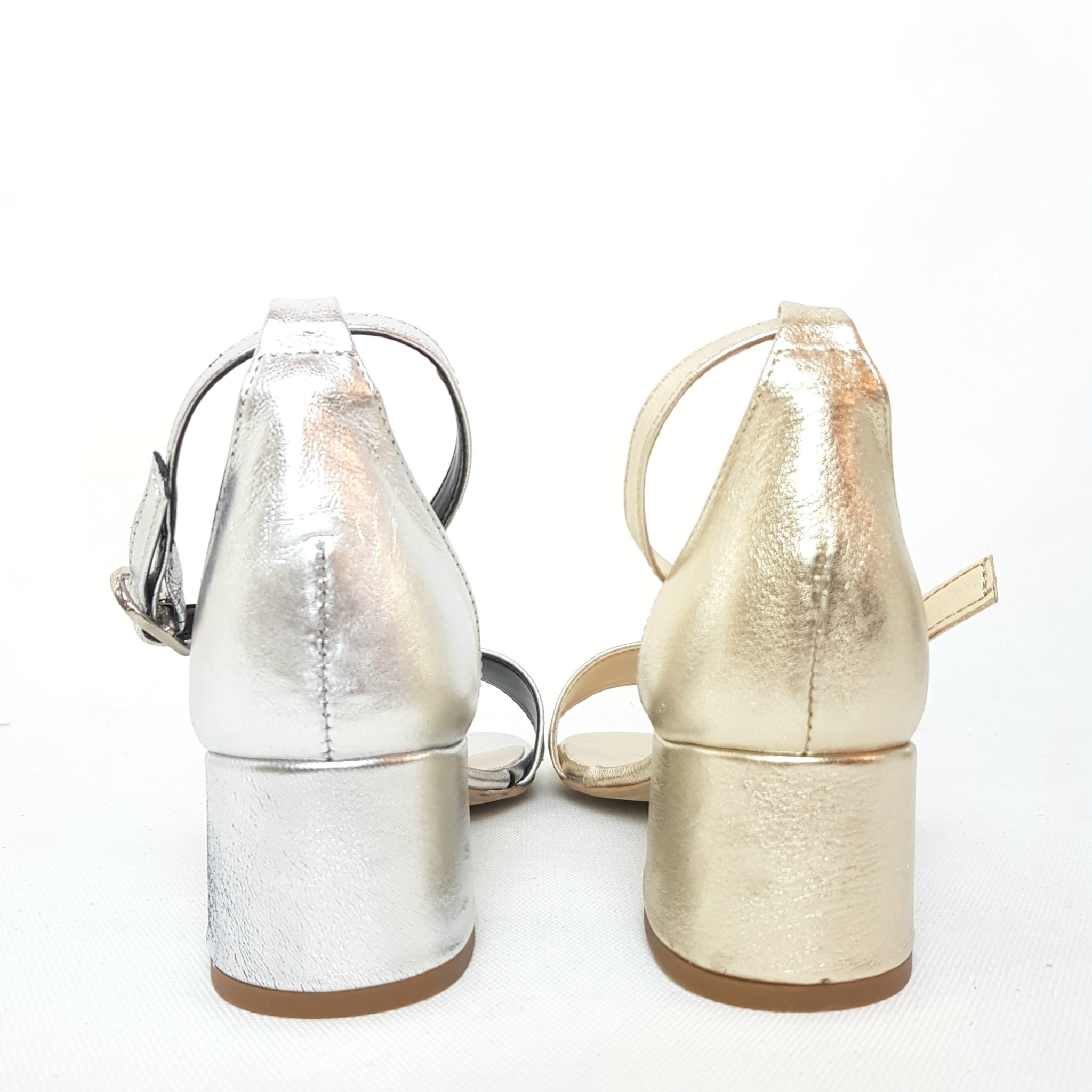 sandalo t. 40 laminato platino argento (2)