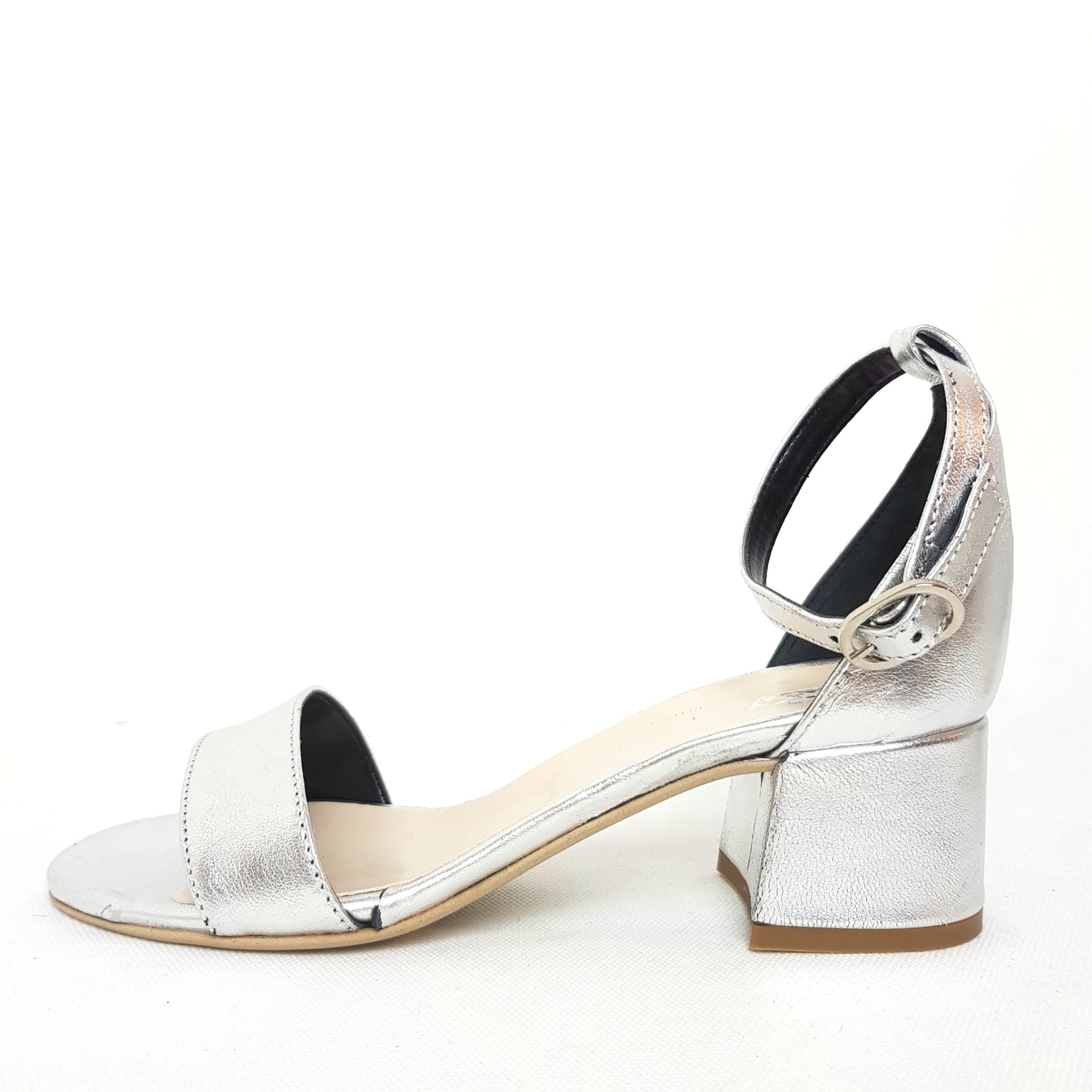 sandalo t. 40 laminato platino argento (3)