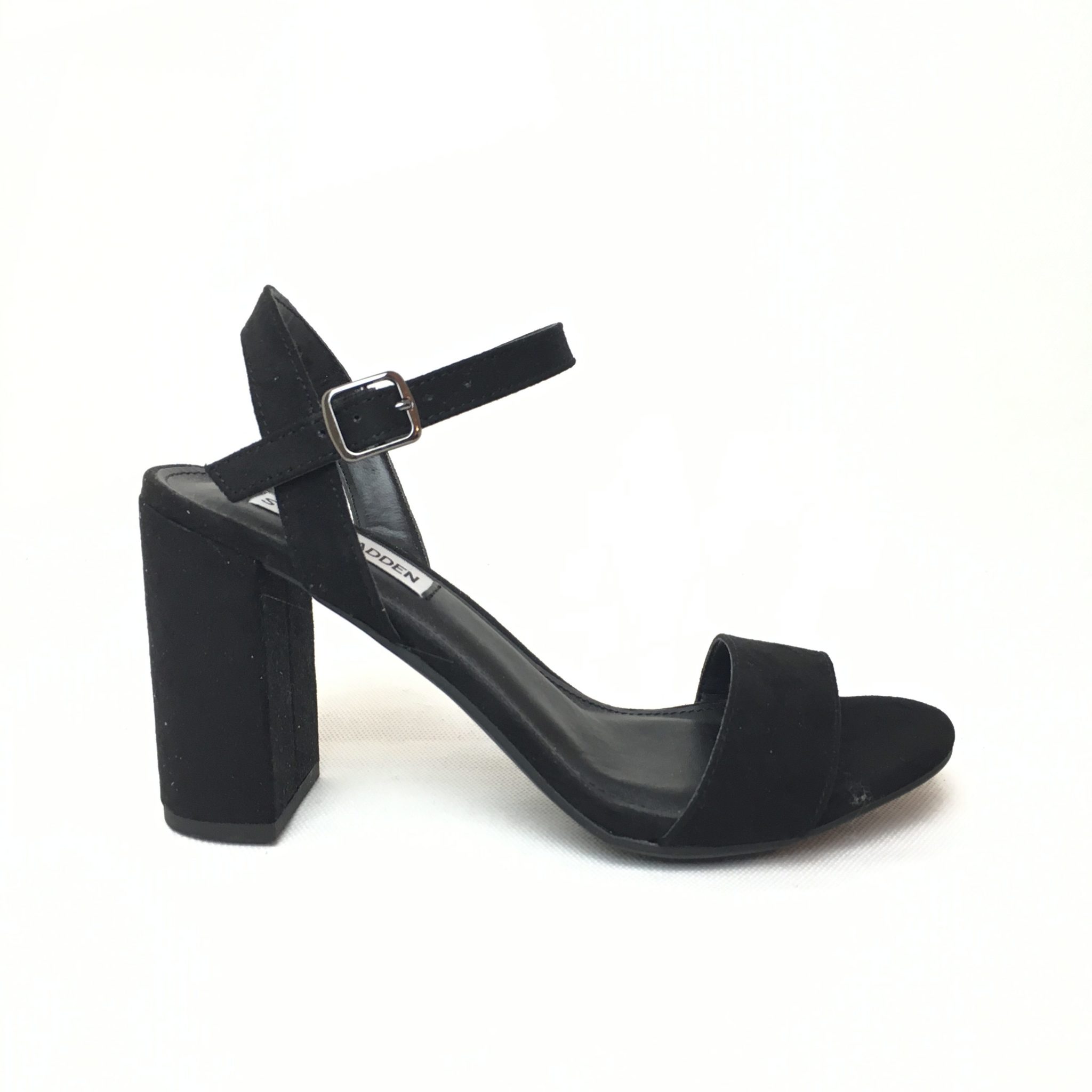 Steve Madden SELFISH black microsuede (1)