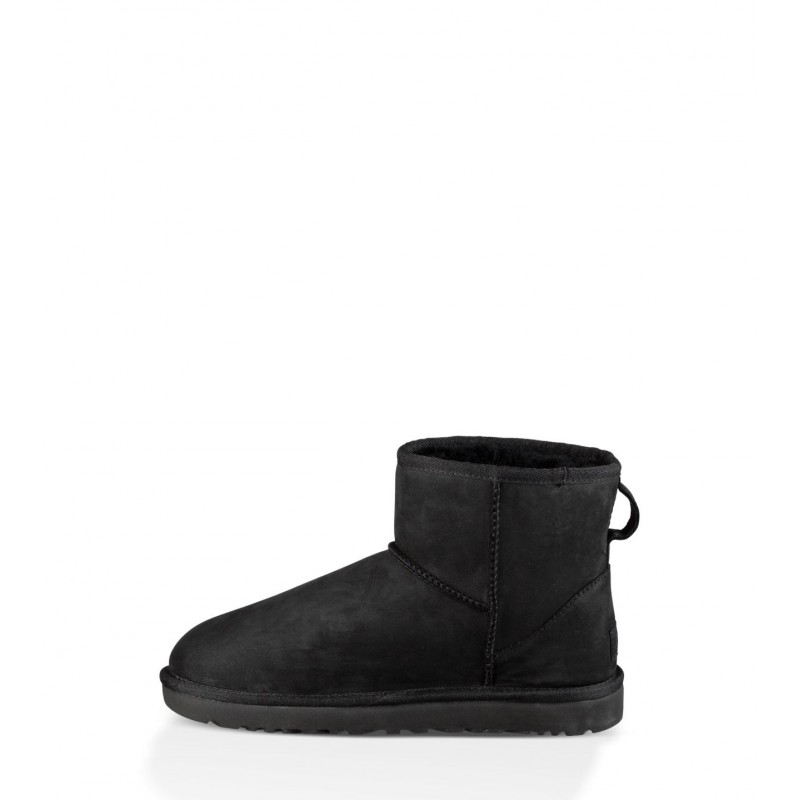 ugg mini leather black