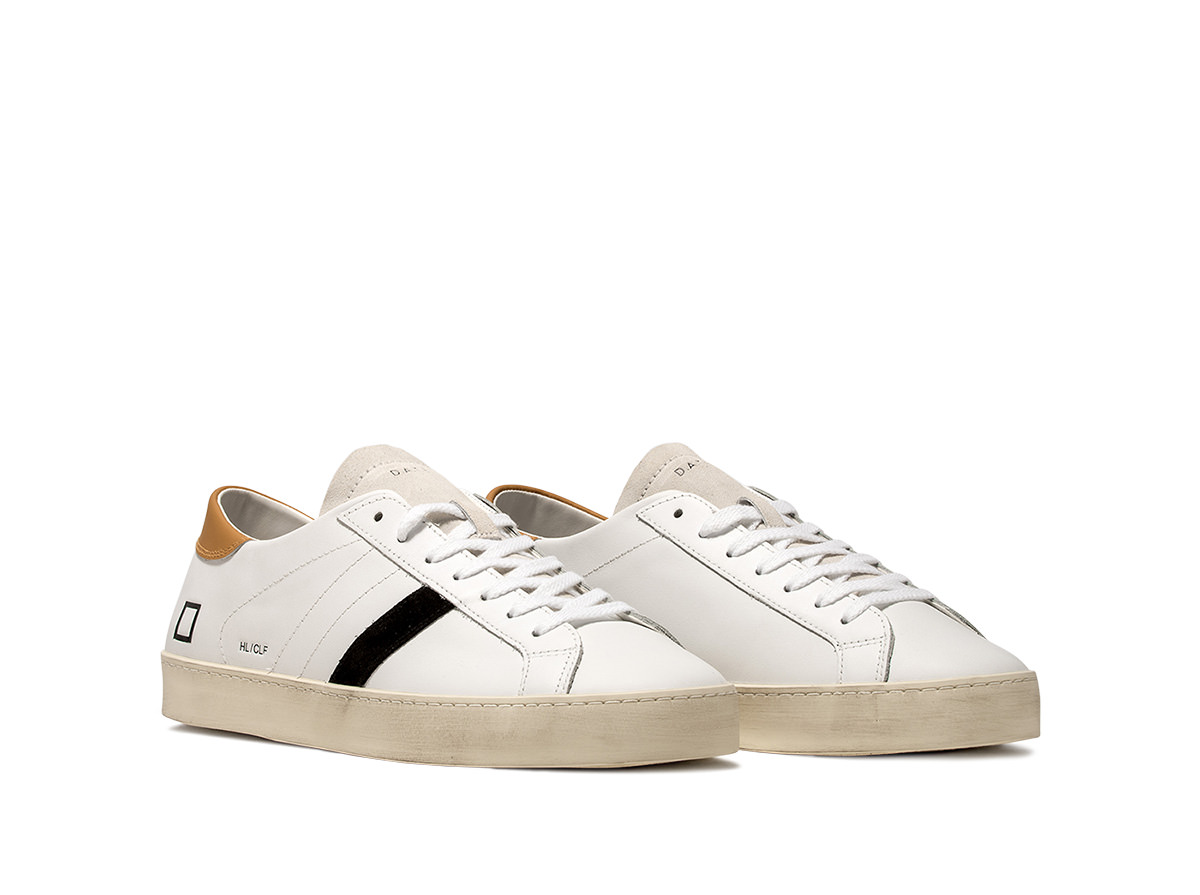 D.A.T.E. HILL LOW CALF WHITE-ORANGE 2