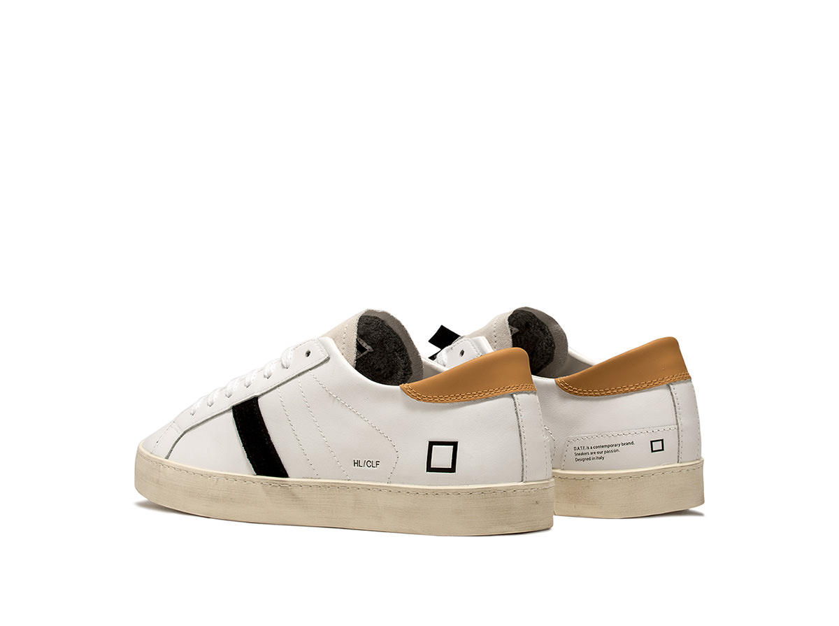 D.A.T.E. HILL LOW CALF WHITE-ORANGE 4