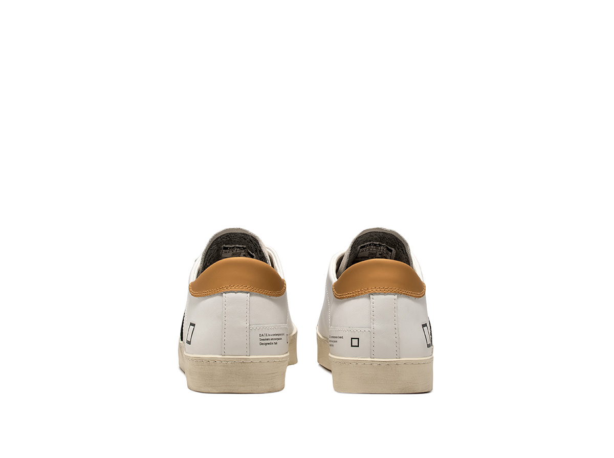 D.A.T.E. HILL LOW CALF WHITE-ORANGE 5