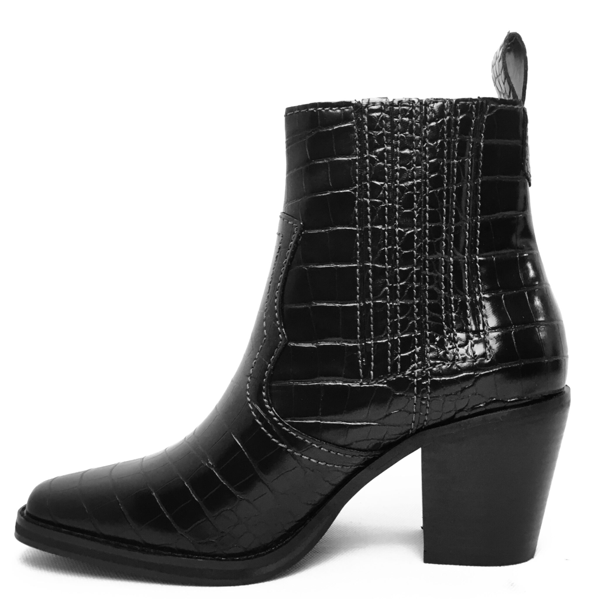 Steve Madden mod. GENIVA CROCO black ecopelle (3)