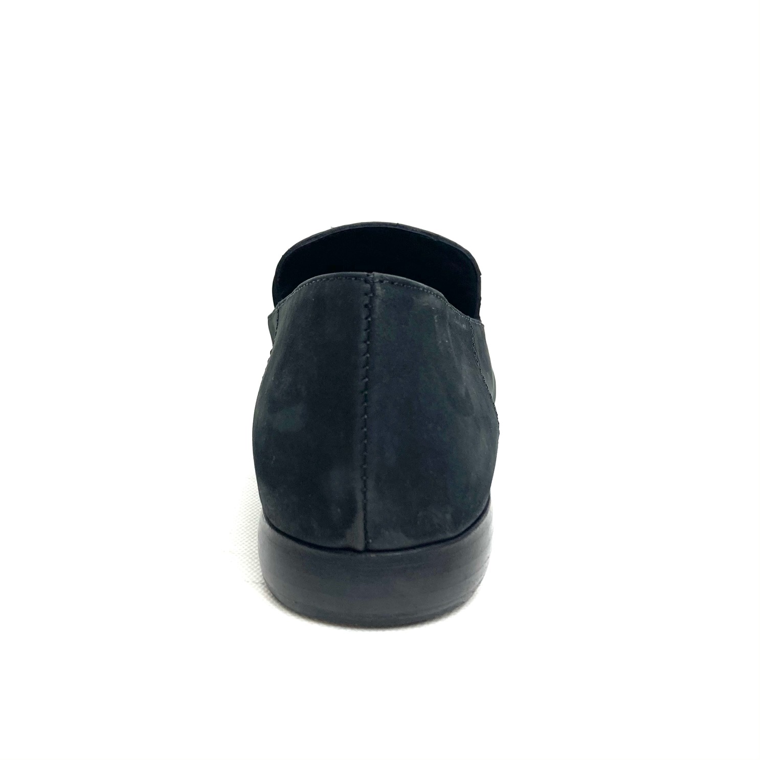 Hundred100 W962-01 mocassino nabuk nero (5)