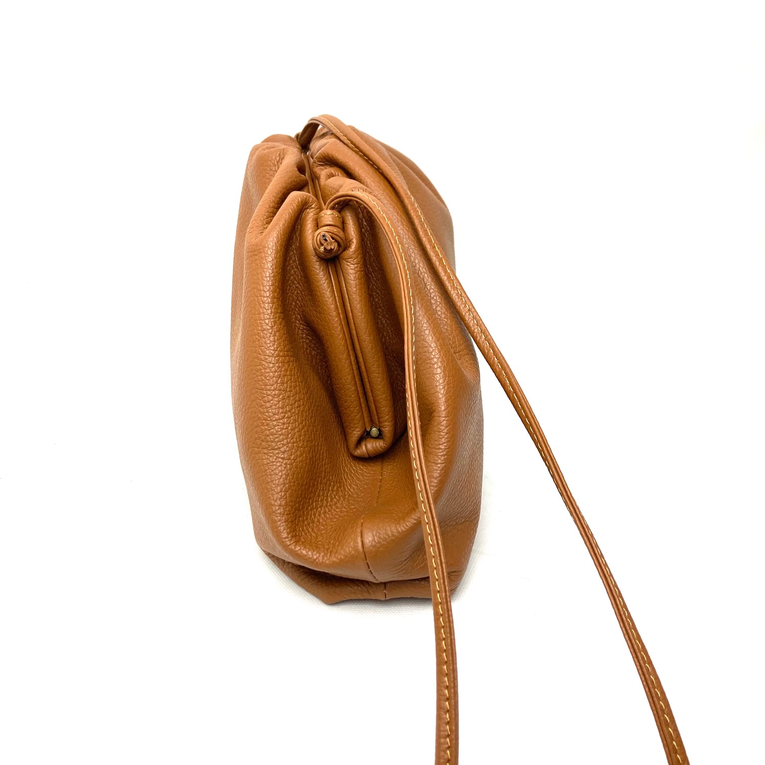 L.G. Bags borsa pelle tracolla pochette arricciata (11)