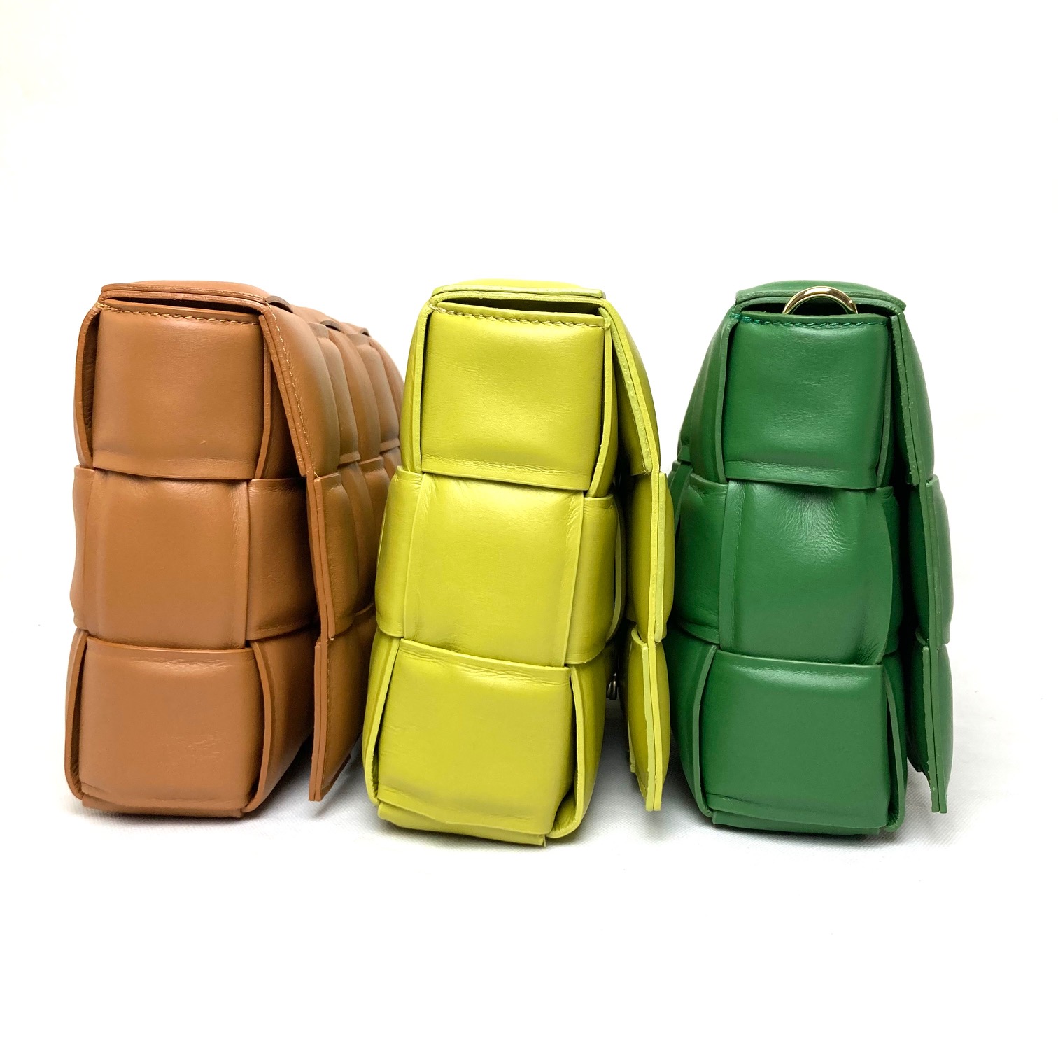 L.G.Bags borsa pelle intreccio imbottito (6)