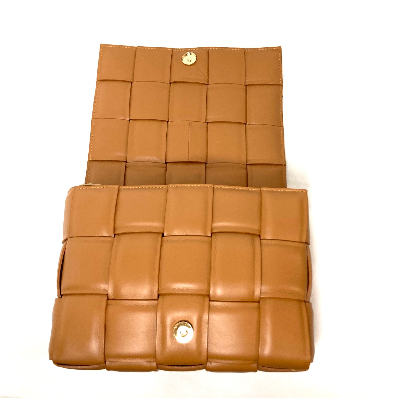 L.G.Bags borsa pelle intreccio imbottito (7)