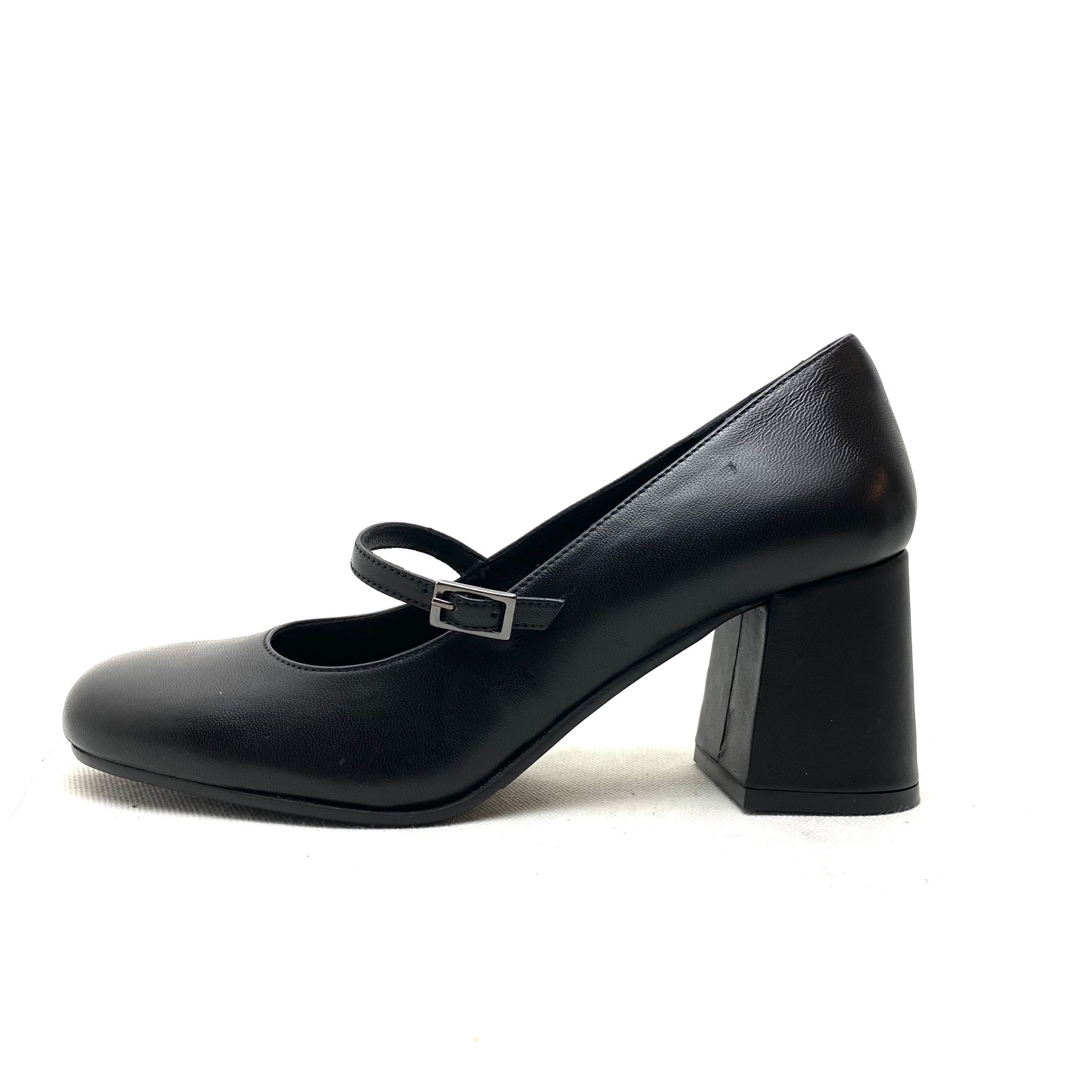 Ranyè art. SOLE scarpa may jane in pelle nappa nera (2)