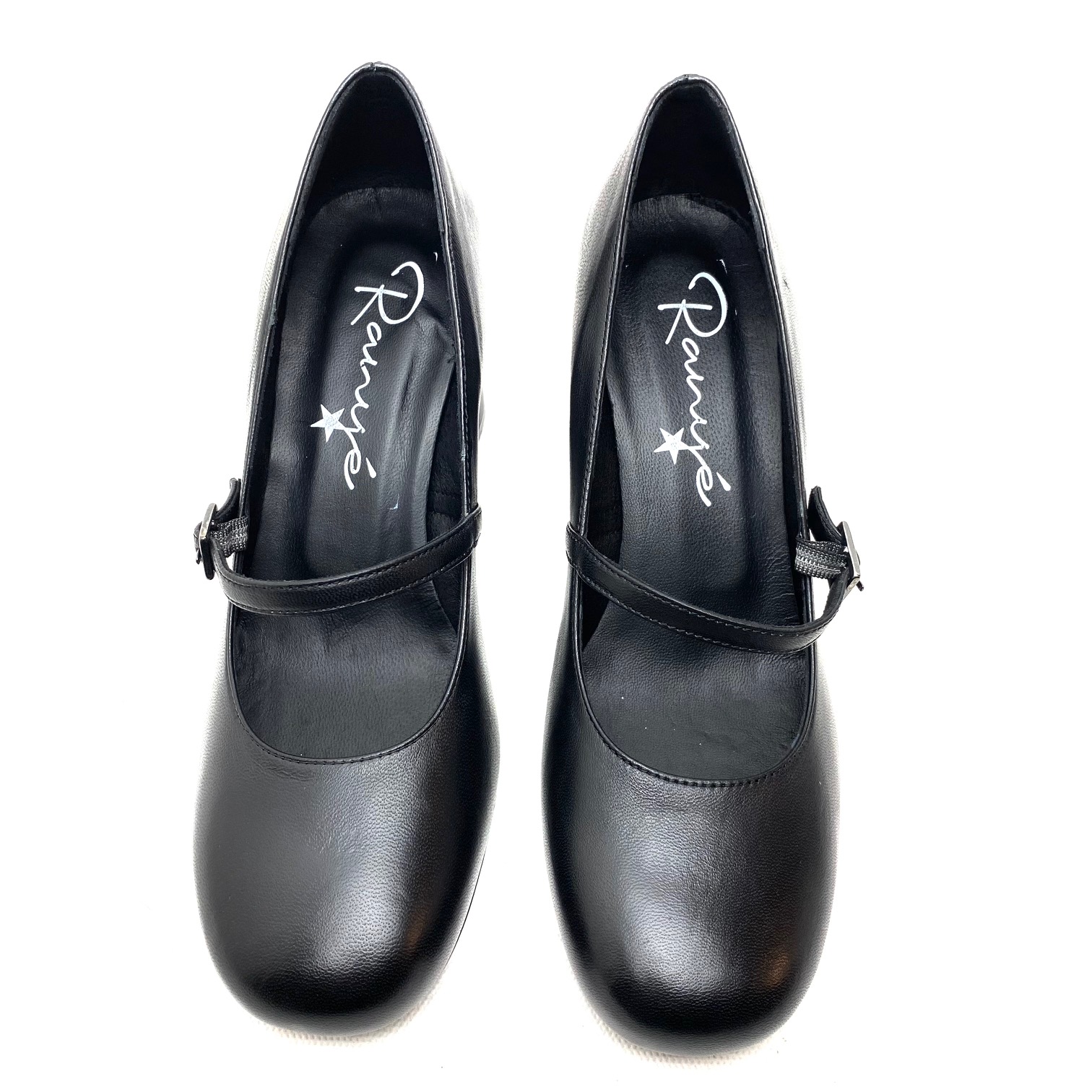 Ranyè art. SOLE scarpa may jane in pelle nappa nera (3)