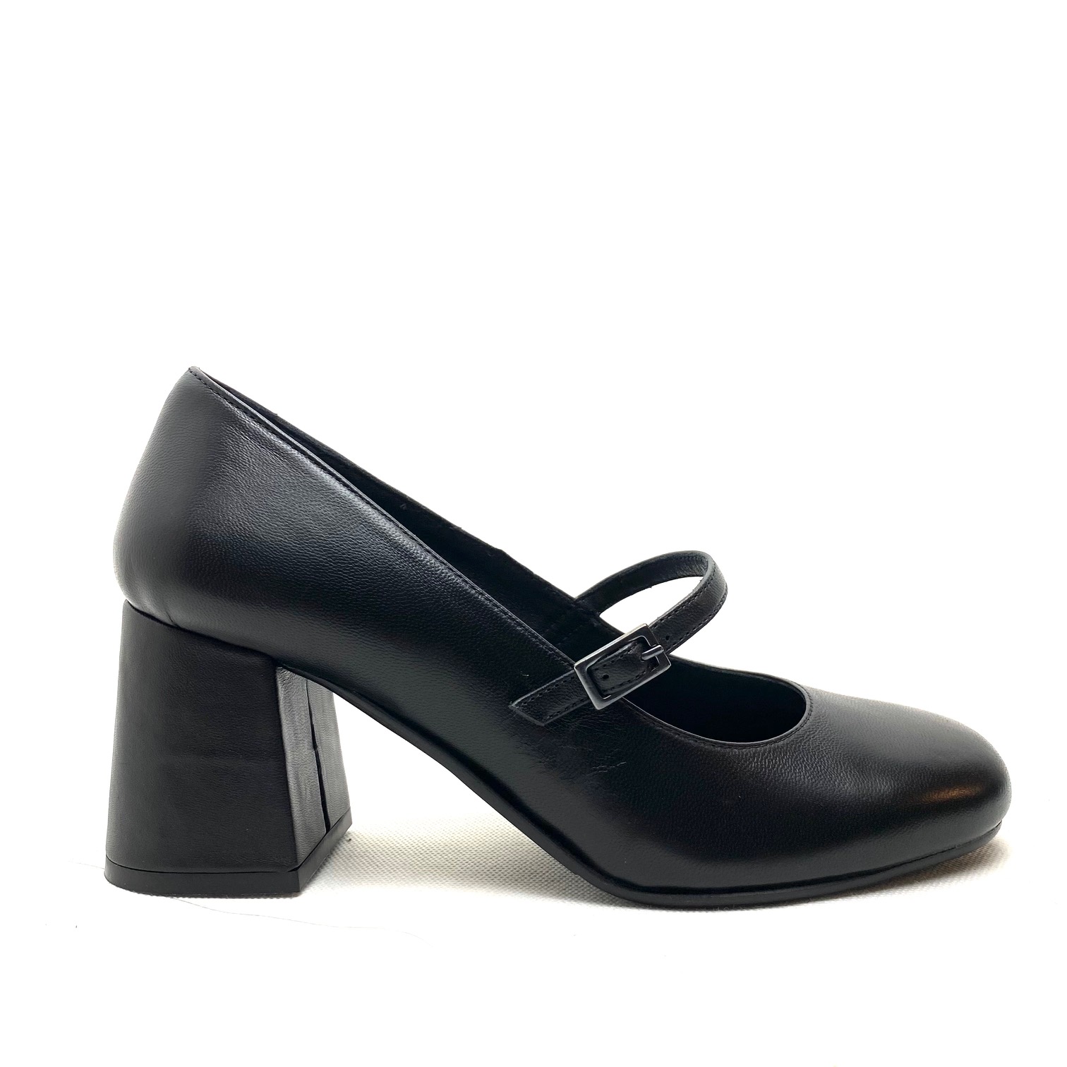 Ranyè art. SOLE scarpa may jane in pelle nappa nera (4)