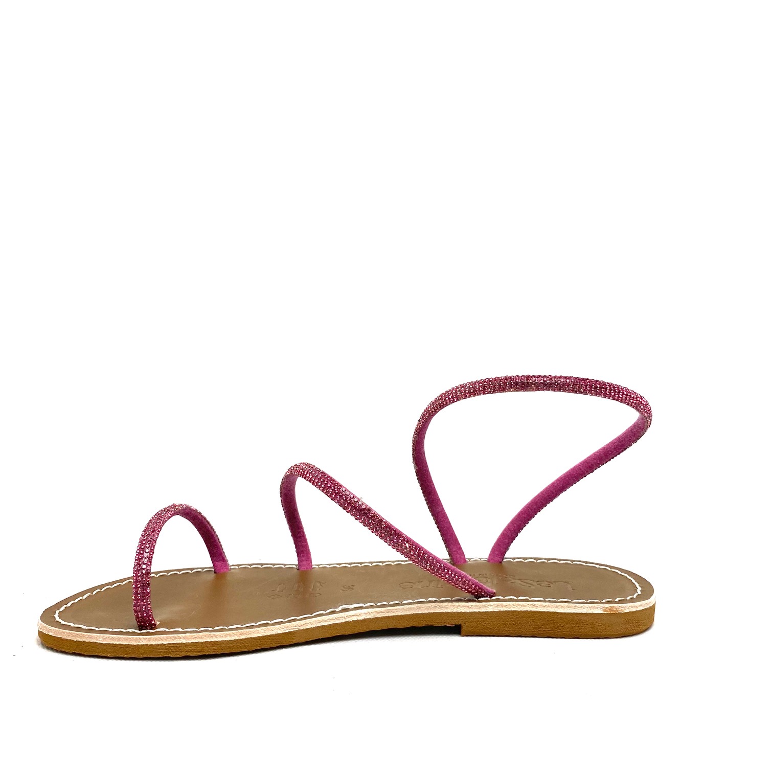 Le Salentine art. 1129 sandalo flat tubolare strass (4)