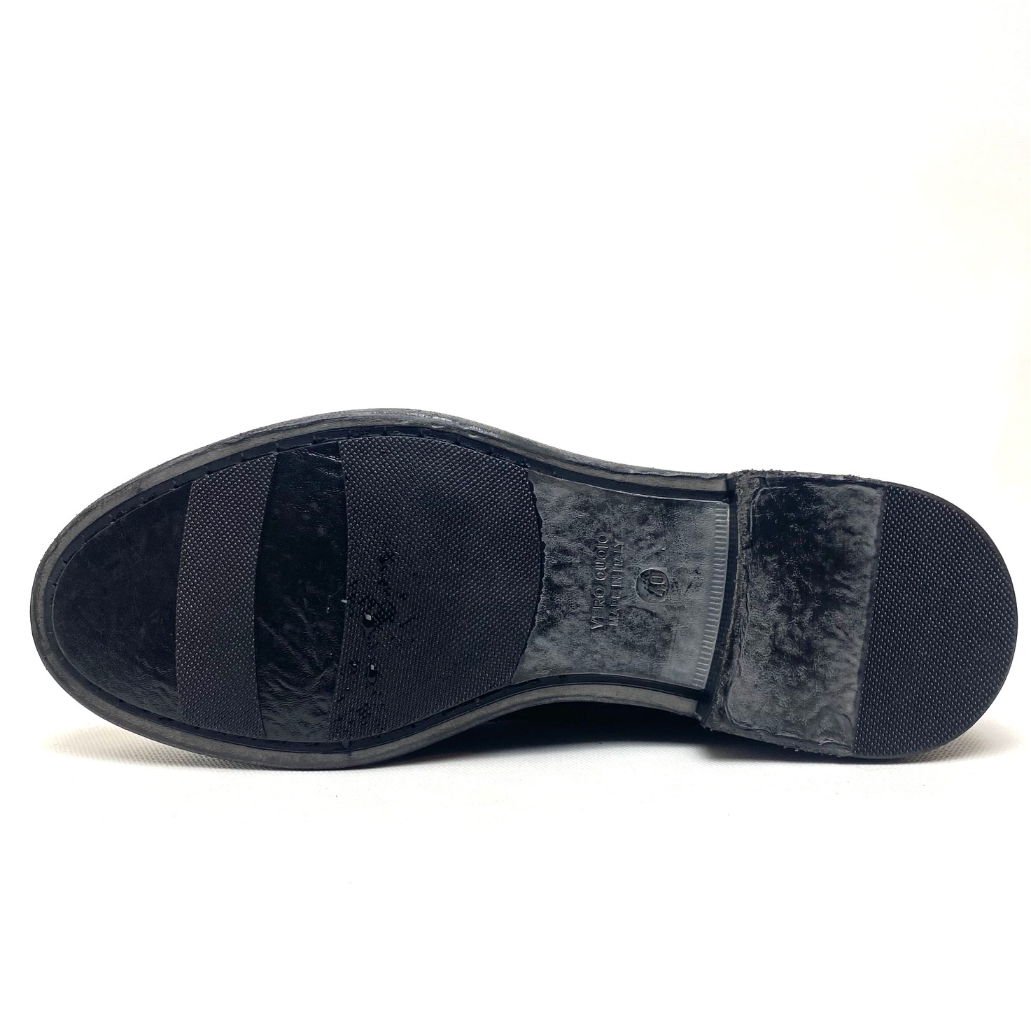 Pawelks art. 25102 allacciato in camoscio invecchiato nero (2)